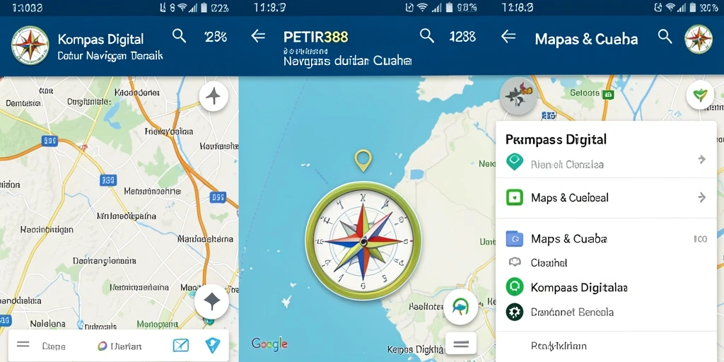 Antarmuka aplikasi PETIR388 yang sederhana dan fungsional.