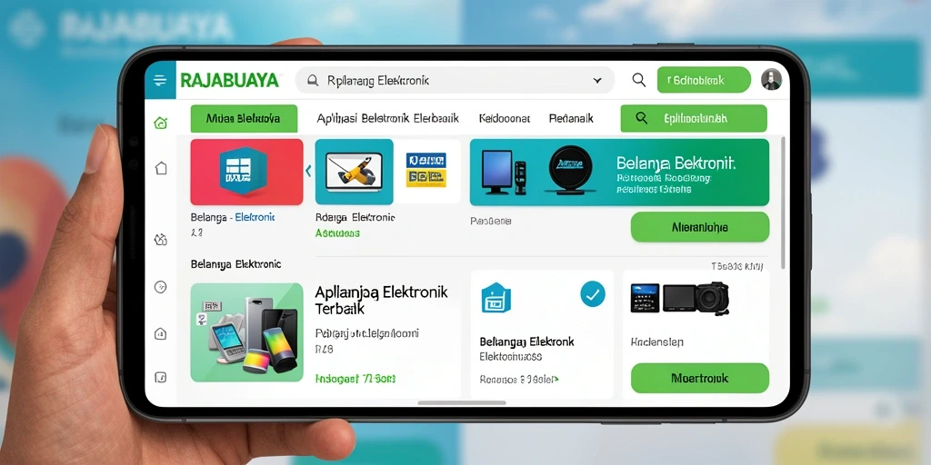 Tampilan antarmuka RAJABUAYA yang modern dan mudah digunakan.